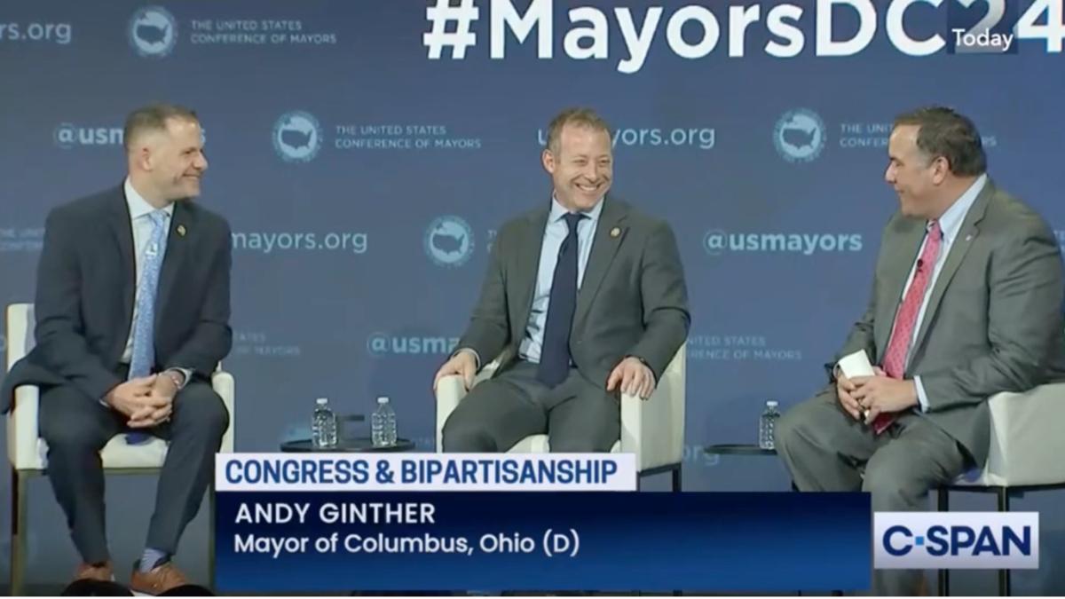 Reps. Molinaro and Gottheimer at US Conference of Mayors Meeting