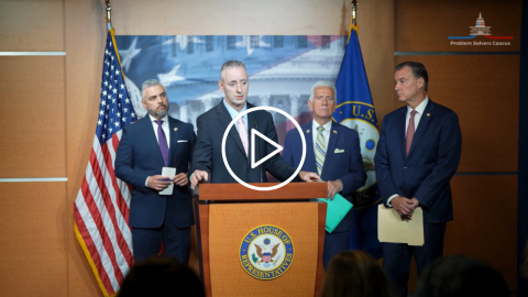 Problem Solvers Caucus Members Hold Press Conference After Returning from Bipartisan Trip to US-Mexico Border