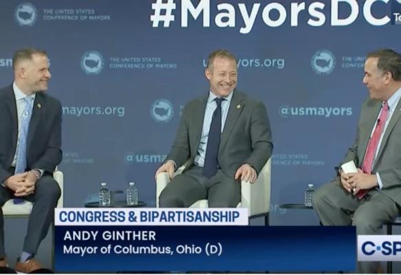 Reps. Molinaro and Gottheimer at US Conference of Mayors Meeting